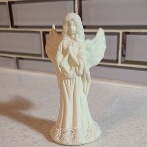 Unique Vintage Cream Angel Ceramic Figurine
